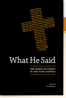 What He Said: The Words of Christ - Book Cover